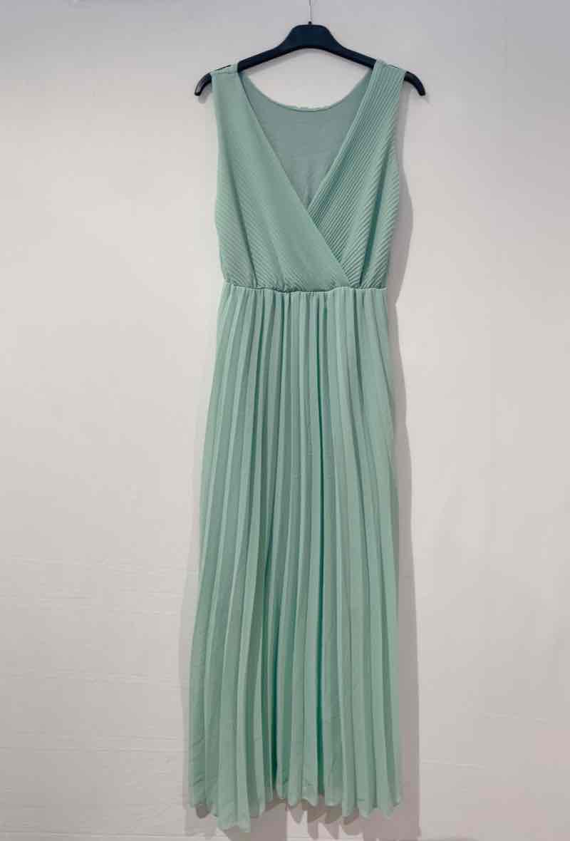 Plissiertes Kleid in vers. Farben