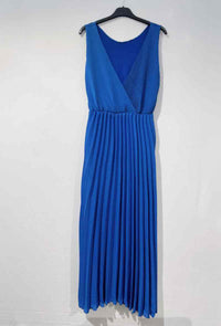 Plissiertes Kleid in vers. Farben