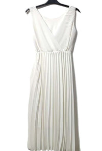 Plissiertes Kleid in vers. Farben