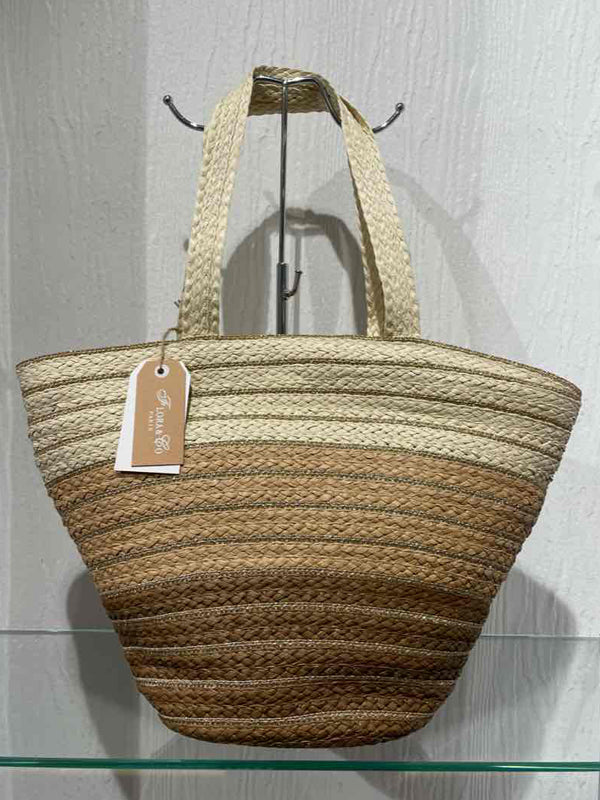 Korbtasche Strandtasche aus Stroh – Gluecksboutique®