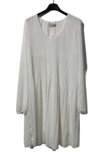 weiss Plisseekleid Minikleid  - Gluecksboutique®