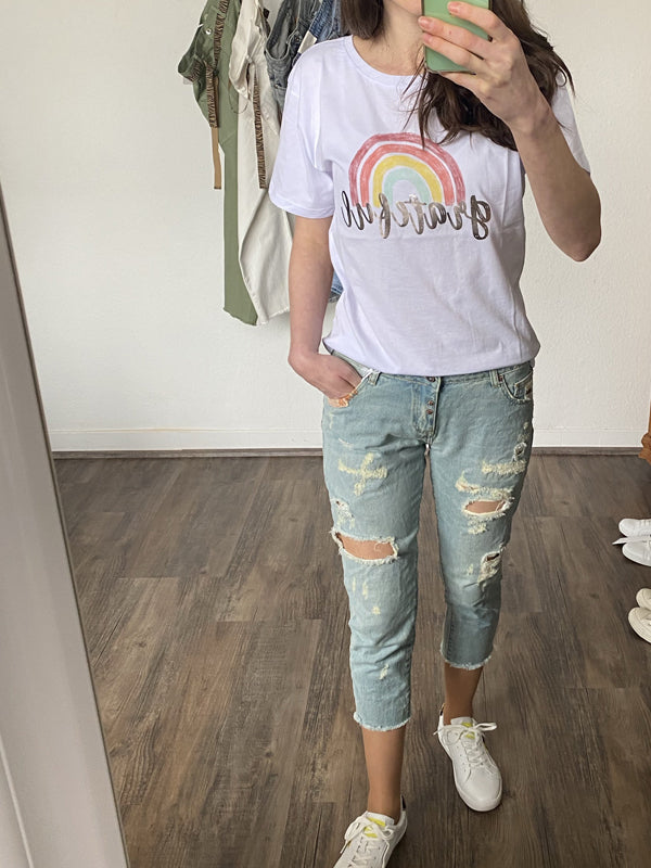 Jeans im Destroyed Look - Gluecksboutique®