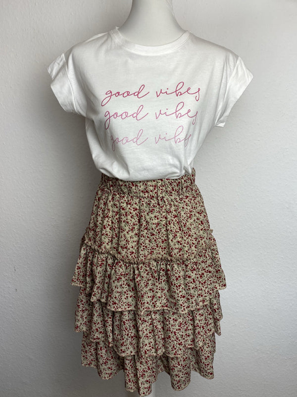 Good Vibes T-Shirt Fuchsia - Gluecksboutique®