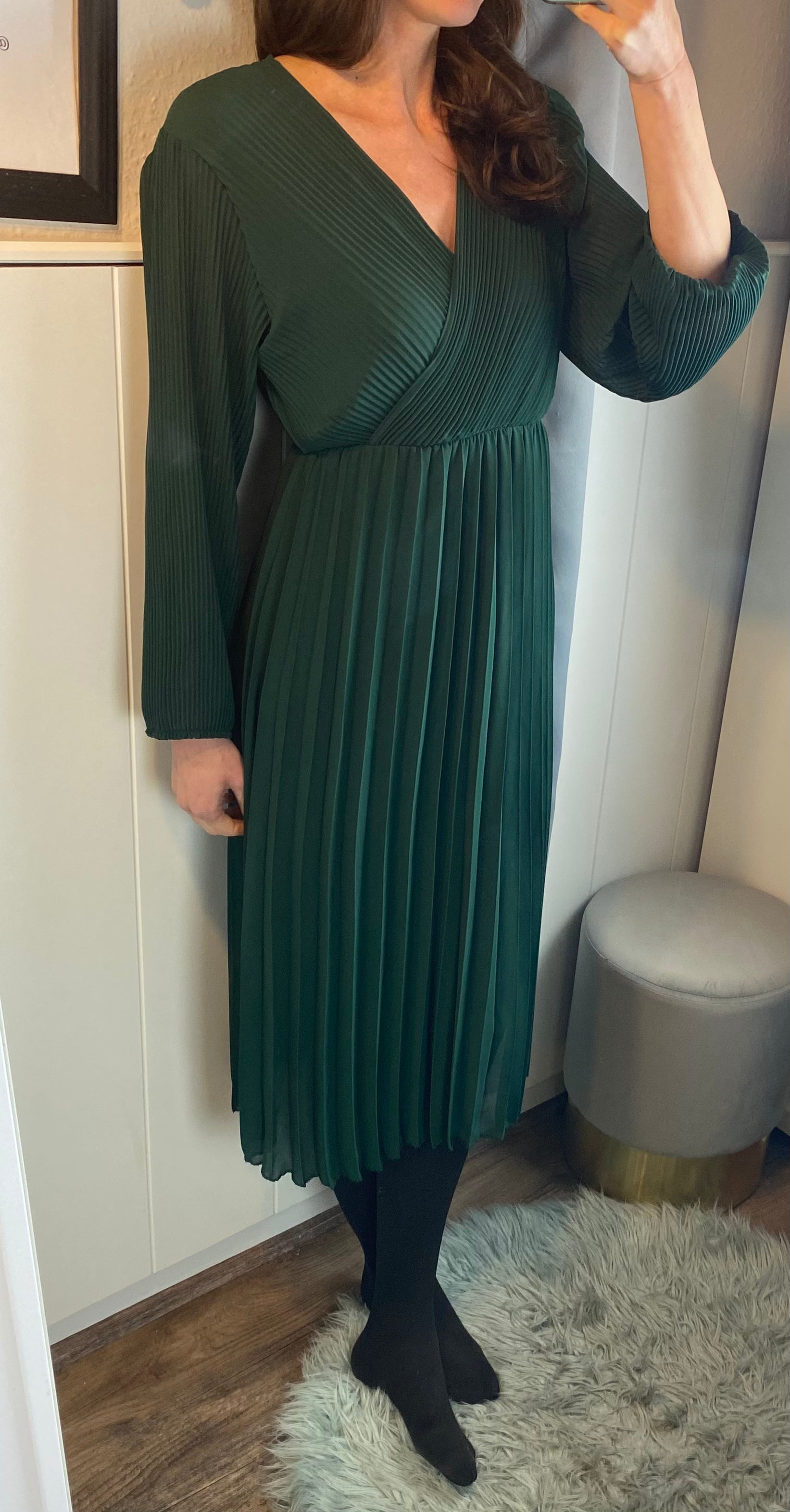 Plisseekleid, in vers. Farben - Gluecksboutique®