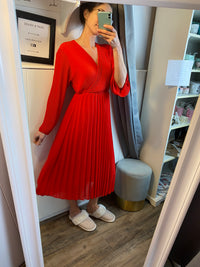 Plisseekleid, in vers. Farben - Gluecksboutique®