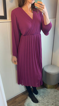 Plisseekleid, in vers. Farben - Gluecksboutique®