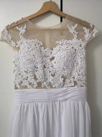 Boho Hochzeitskleid mit Spitze - Gluecksboutique®