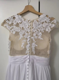 Boho Hochzeitskleid mit Spitze - Gluecksboutique®