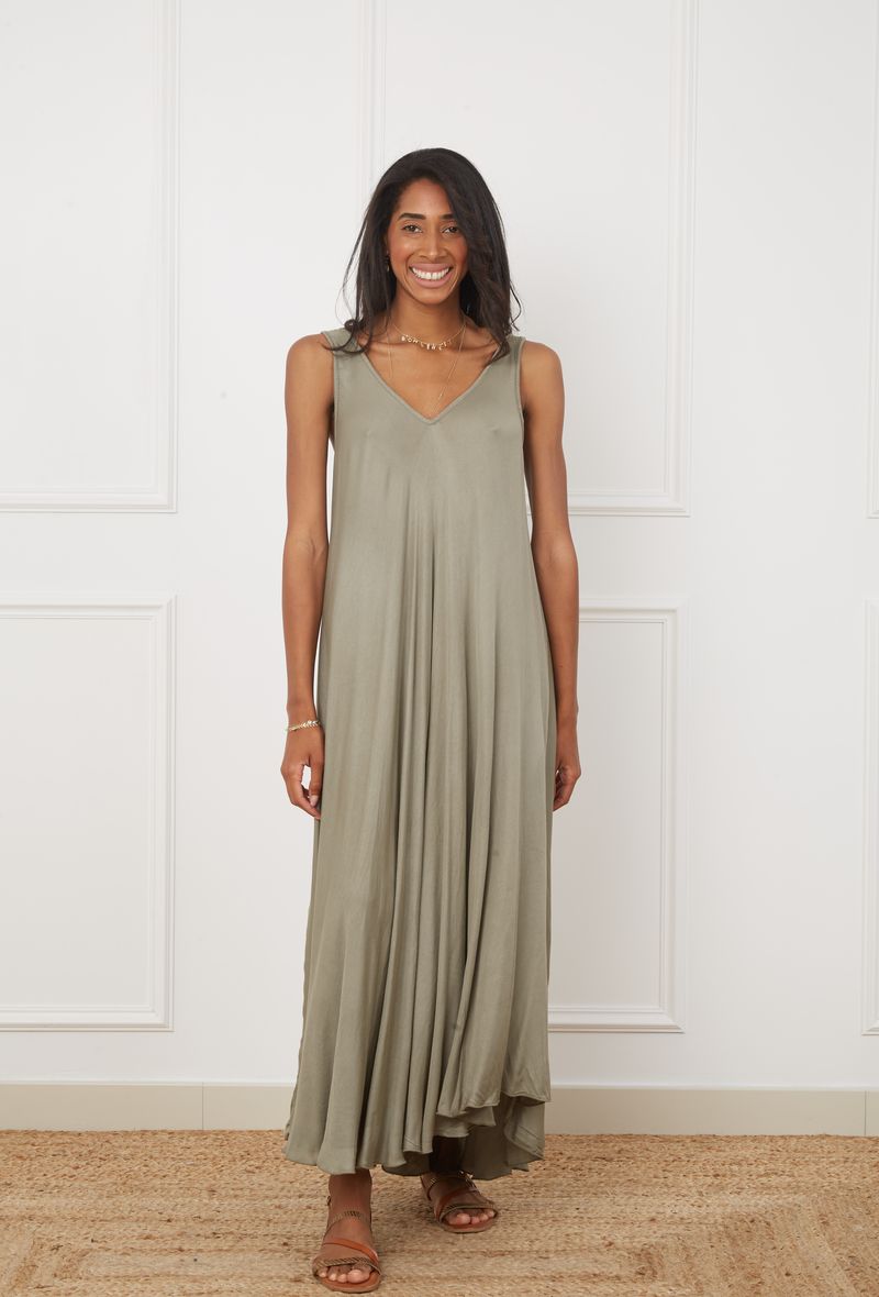 Feel Free Maxikleid in Vers. Farben - Gluecksboutique®