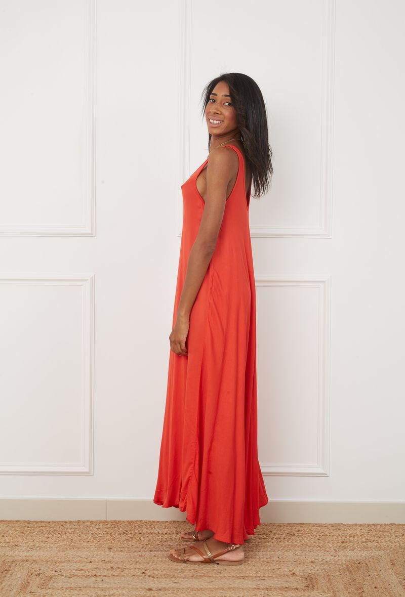 Feel Free Maxikleid in Vers. Farben - Gluecksboutique®
