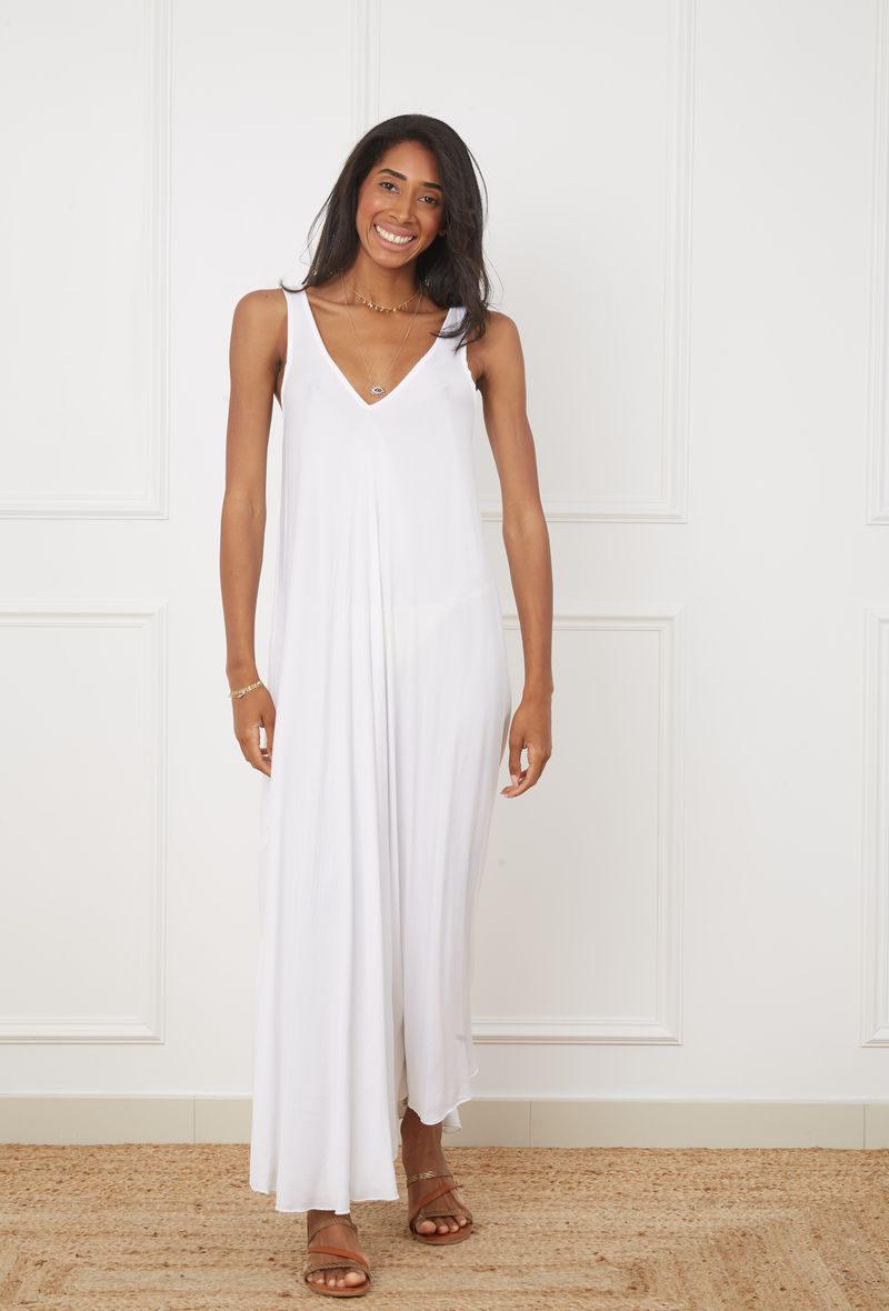 Feel Free Maxikleid in Vers. Farben - Gluecksboutique®