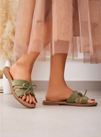 Sandalen Slipper grün