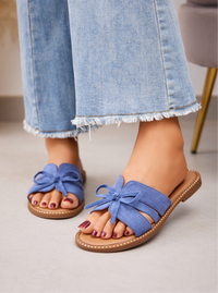 Sandalen Slipper blau