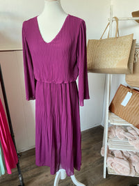 Plisseekleid Mauve