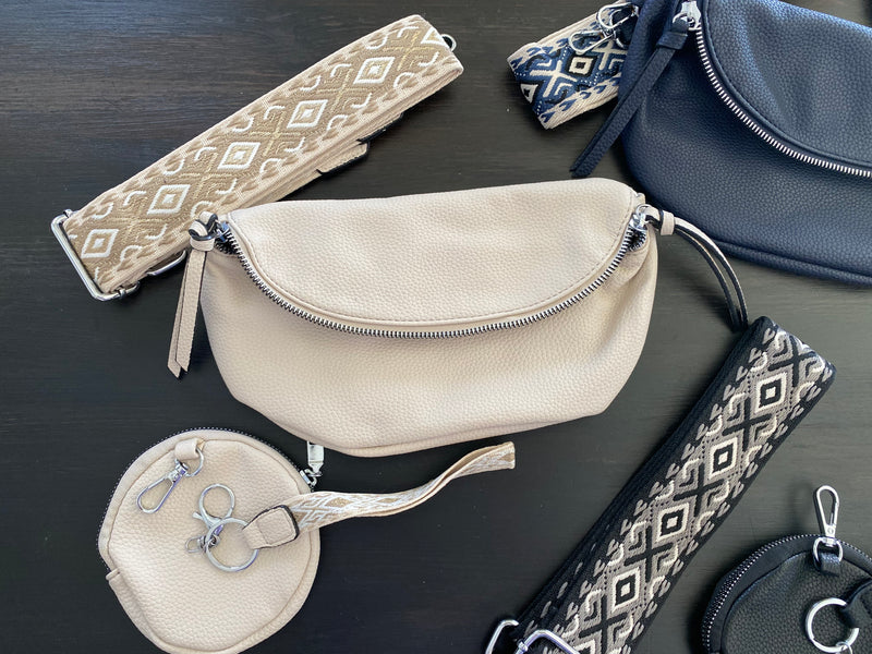 Bauchtasche beige