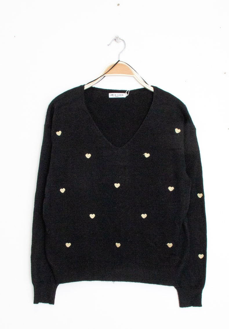 Pulli Strickpullover Herz Anatomisches Herz Couple Pullover
