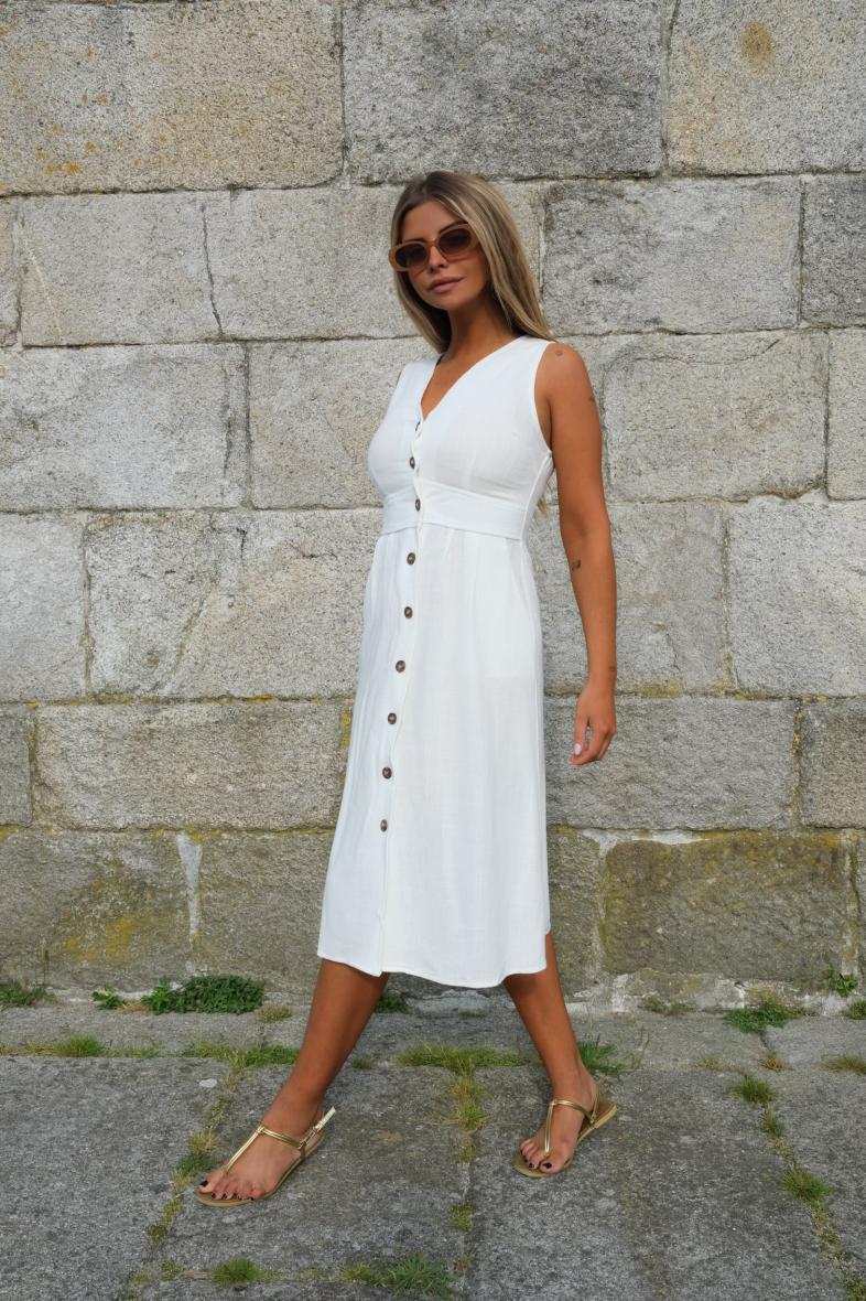 Kleid weiss Gluecksboutique