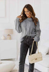 grau Pullover - Gluecksboutique®