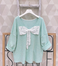 Shirt mit Schleife