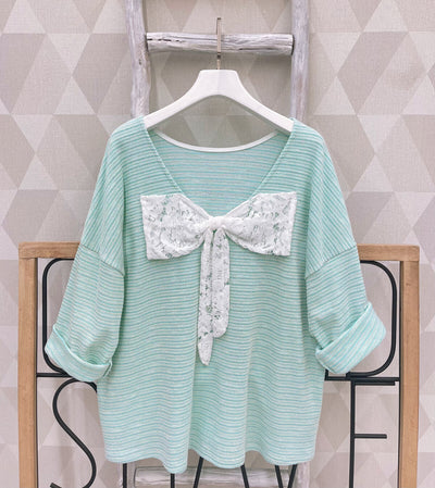 Shirt mit Schleife