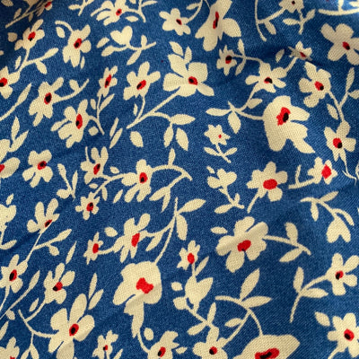 Minikleid schulterfrei blau - Gluecksboutique®