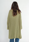 limettengruen Pullover mit Schlitz Gluecksboutique®