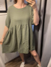 Musselin Minikleid