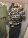 Pullover mit Wintermotiv