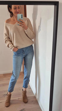 Strickpullover Let Loose mit Schnürung