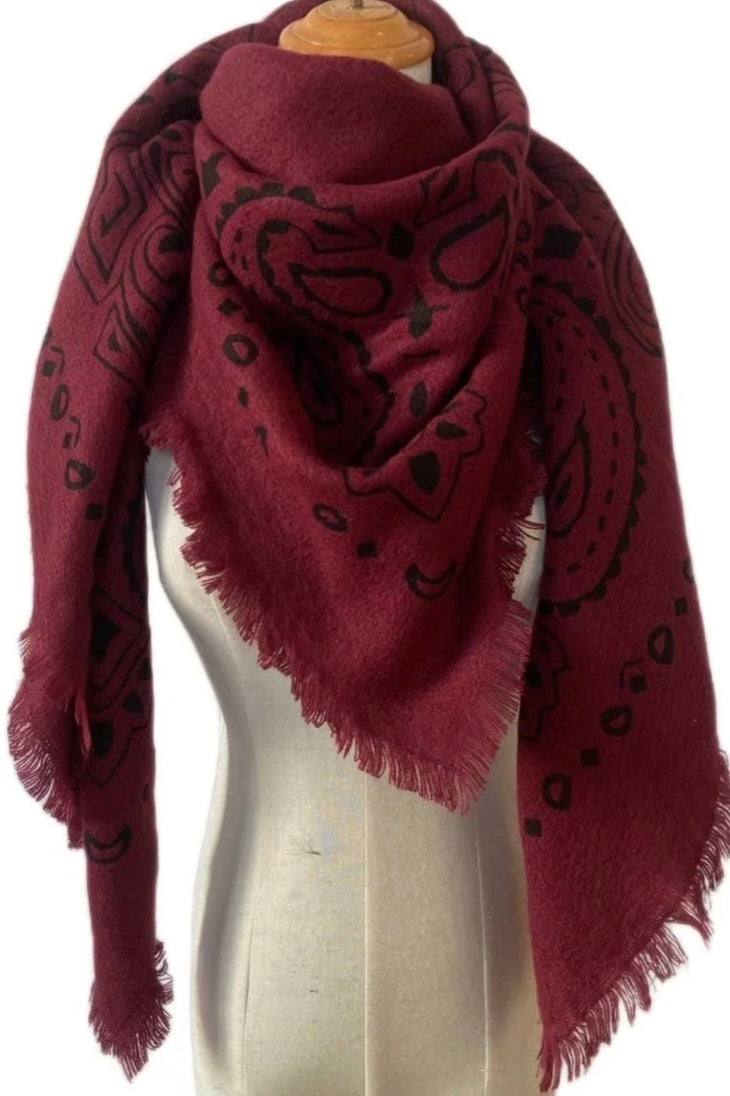 Bandana Scarf - Burgunder JETZT VORBESTELLEN