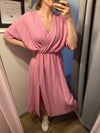 Kleid in Wickeloptik