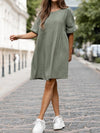 Musselin Minikleid