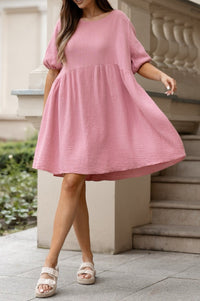 Musselin Minikleid