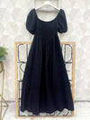 Musselin Maxikleid