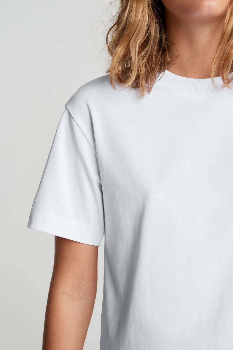 Gina Tricot Basic Tee weiß - Gluecksboutique®