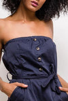 Playsuit mit cargo style bustier - Gluecksboutique®