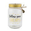 Sparglas FOLLOW YOUR DREAMS mit goldenem Deckel - Gluecksboutique®