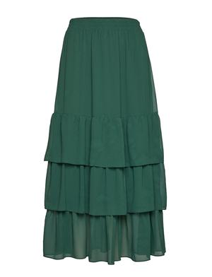 Maxi Rock Lera waldgrün Just Female - Gluecksboutique®