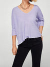 Ramie Top Ines pastel blue - Gluecksboutique®