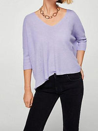 Ramie Top Ines pastel blue - Gluecksboutique®
