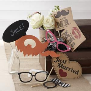 Photobooth Set Just Married - Gluecksboutique®