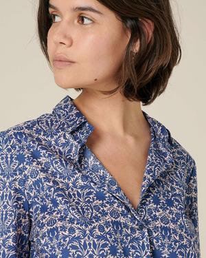 Bluse Britanny Garance Blue - Gluecksboutique®