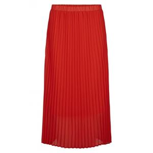 Rock Moe pleated skirt fiery red - Gluecksboutique®