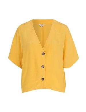Oversize Shirt Top Sira gelb Top Sira - Gluecksboutique®