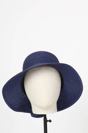 Bowhat Hut mit Schleife navy - Gluecksboutique®