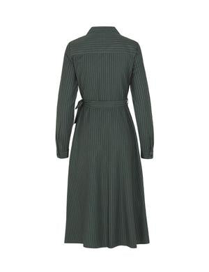 Kleid Otilia Regan Stripe Climbing Ivy Black Stripe - Gluecksboutique®