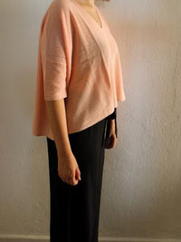Ramie Top Ines apricote - Gluecksboutique®