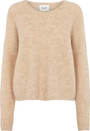 Pullover Sedona Knit O-Neck Hazelnut - Gluecksboutique®