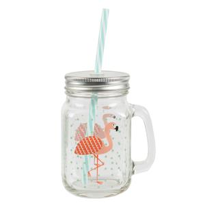 Flamingo Mason Jar Sommer Must Have - Gluecksboutique®