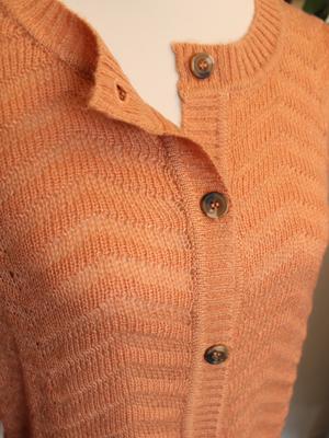Strick Cardigan apricote - Gluecksboutique®